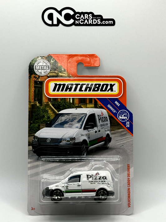 2018 Matchbox MBX Service 20/20 Volkswagen Caddy Delivery Pizza