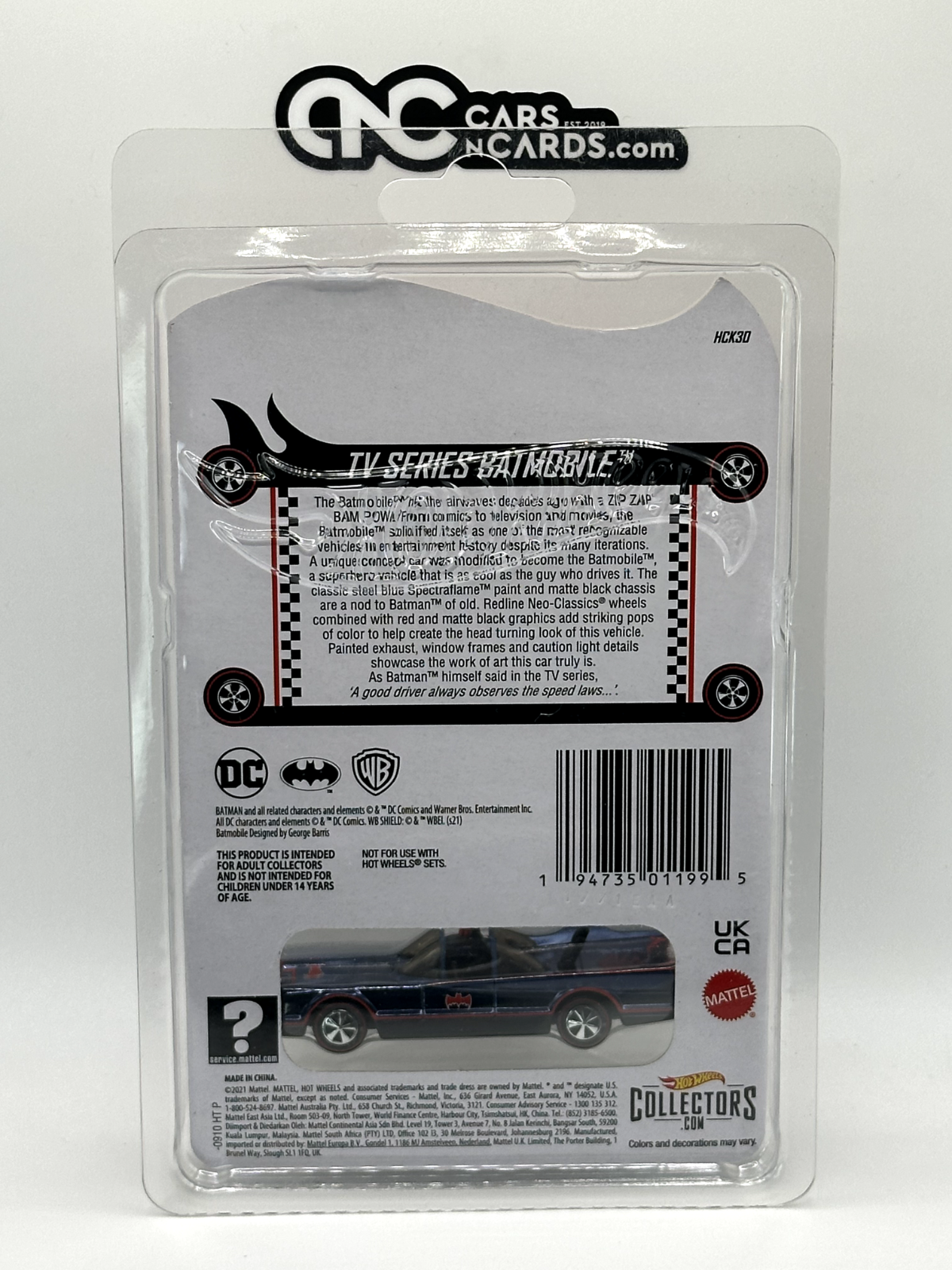 2021 Hot Wheels RLC Batman TV Series Batmobile