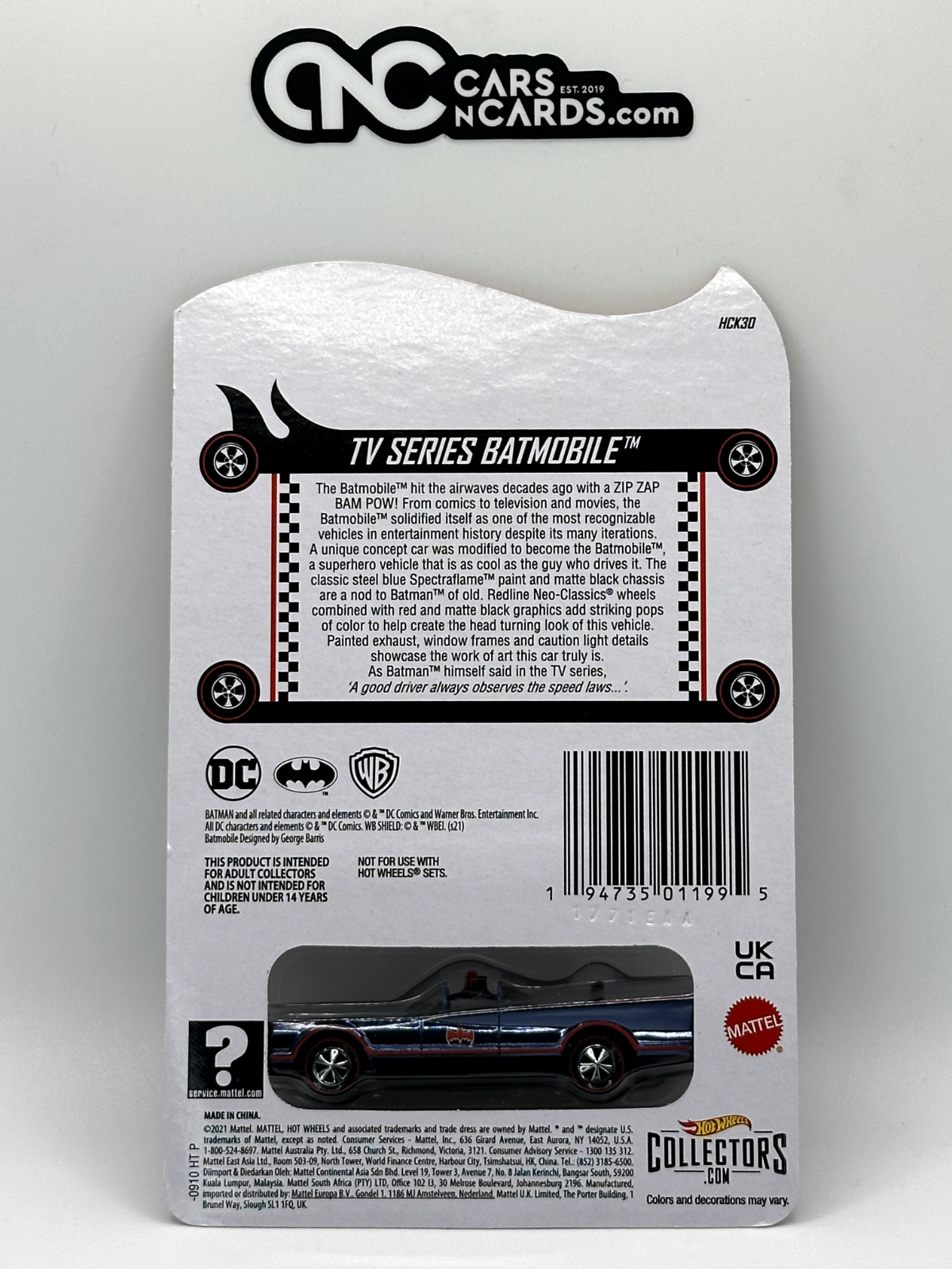 2021 Hot Wheels RLC Batman TV Series Batmobile
