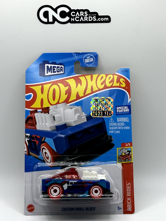 2023 Hot Wheels RLC Factory Sealed Custom Small Block Blue (Card Damage)