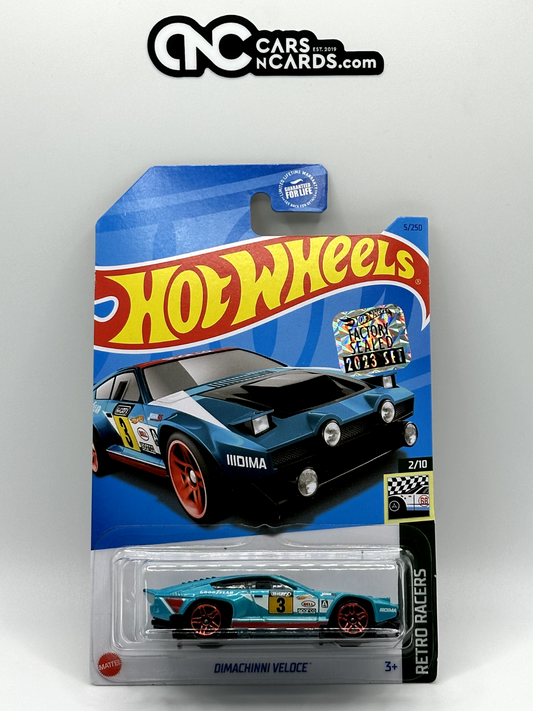 2023 Hot Wheels RLC Factory Sealed Retro Racers 2/10 Dimachinni Veloce Blue