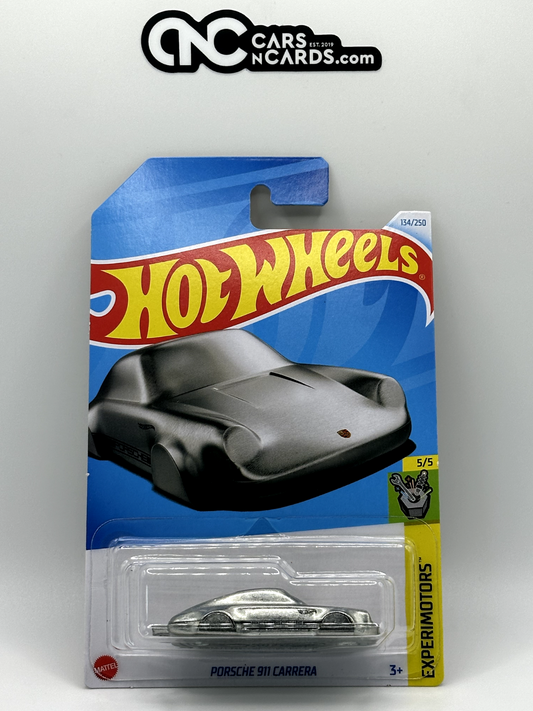 2024 Hot Wheels Porsche 911 Carrera Silver/Zamac Keychain (Card Crease)