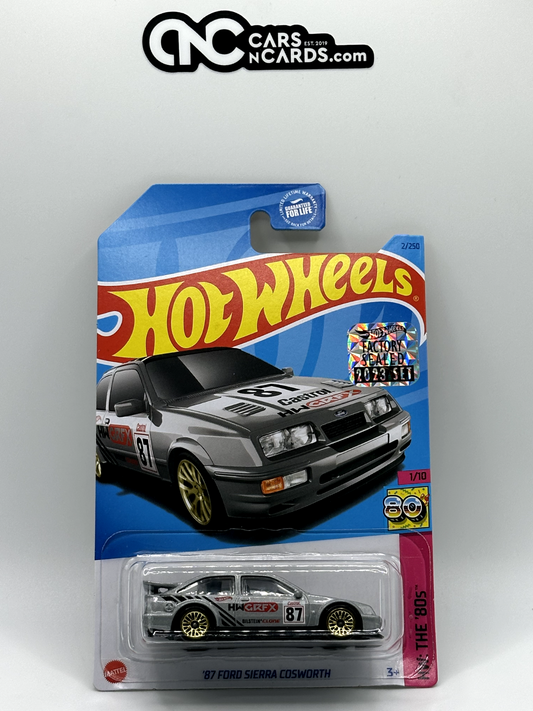 2023 Hot Wheels RLC Factory Sealed HW: The '80s '87 Ford Sierra Cosworth Grey