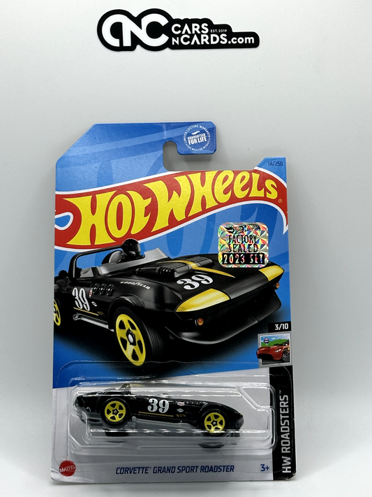 2023 Hot Wheels RLC Factory Sealed Corvette Grand Sport Black (Card Damage)