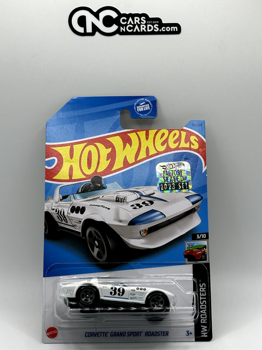 2023 Hot Wheels RLC Factory Sealed Corvette Grand Sport White (Card Damage)