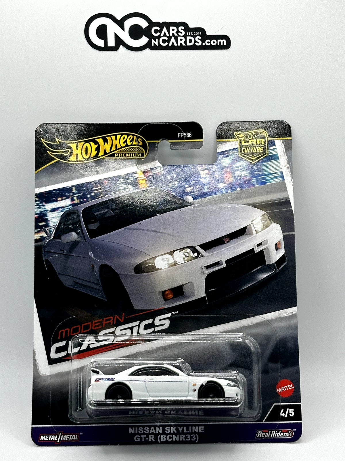 2024 Hot Wheels Premium Car Culture Modern Classics 4/5 Nissan Skyline GT-R R33