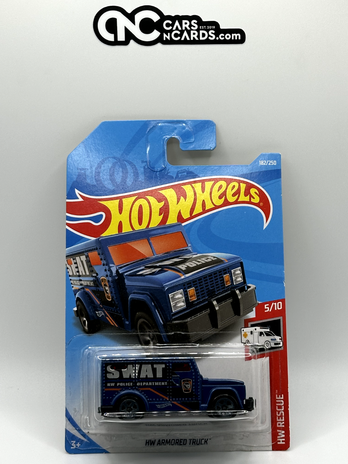 2019 Hot Wheels HW Rescue 5/10 HW Armoured Truck Treasure Hunt