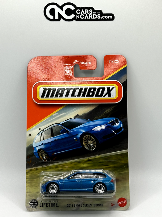 2025 Matchbox 2012 BMW 3 Series Touring Blue 11/125