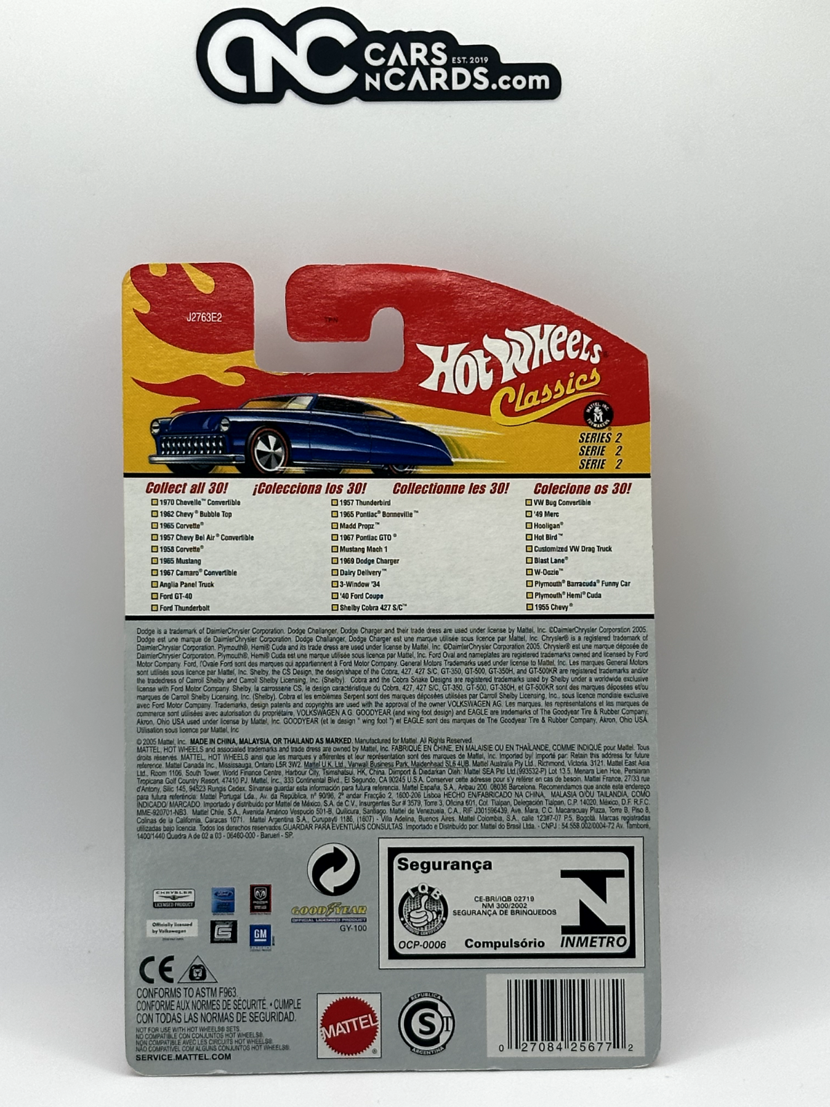 2006 Hot Wheels Classics Series 2 #7/30 1967 Camaro Convertible Pink
