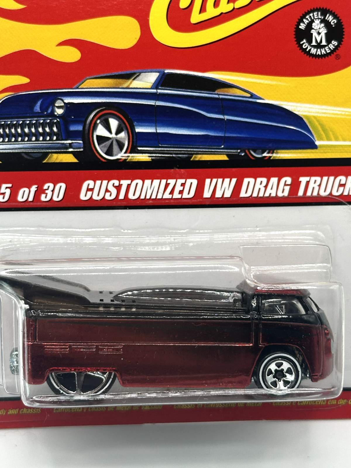 2006 Hot Wheels Classics Series 2 #25/30 Customized VW Drag Truck Red