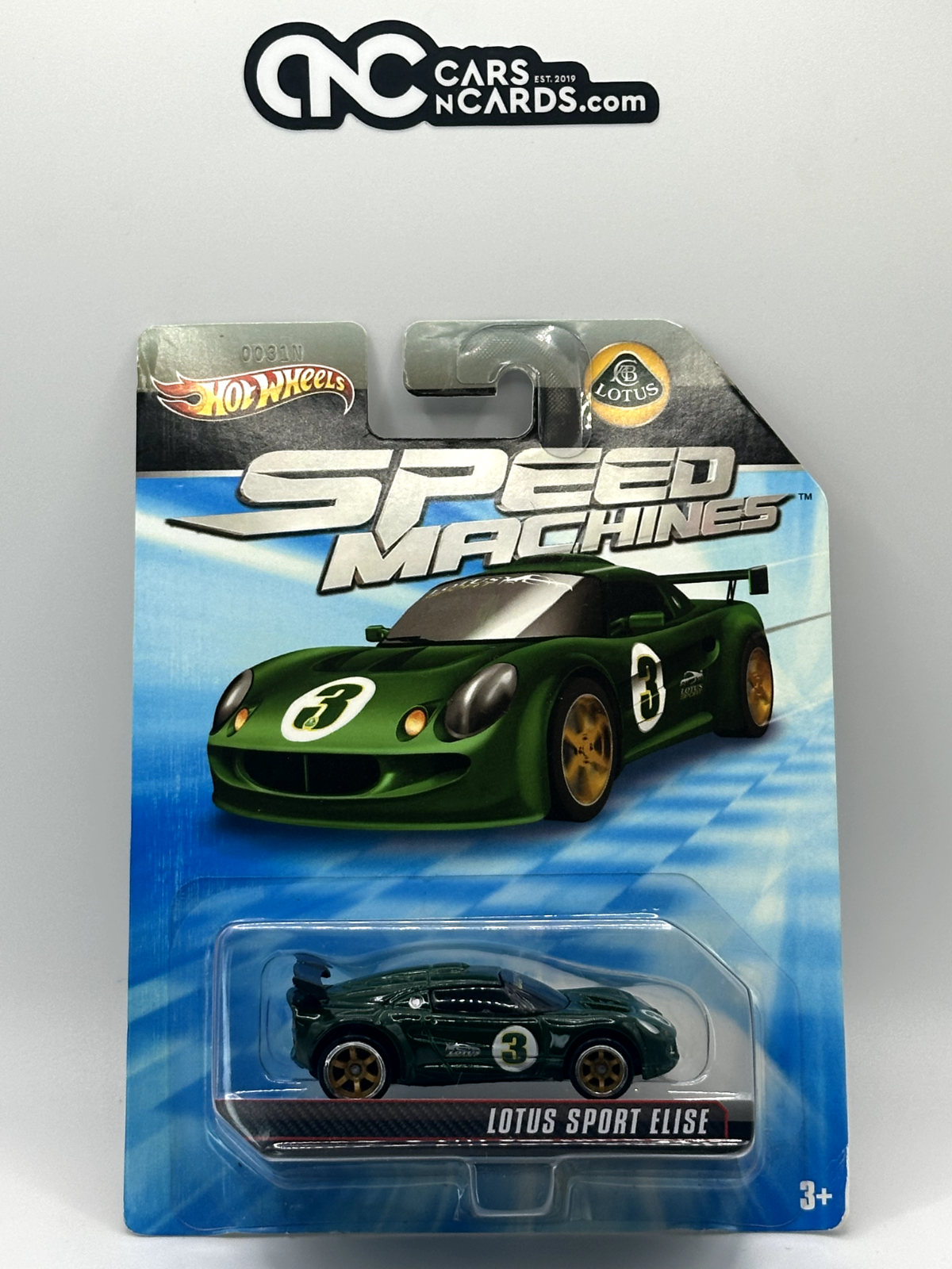 2010 Hot Wheels Speed Machines Lotus Sport Elise (Bent Corner)