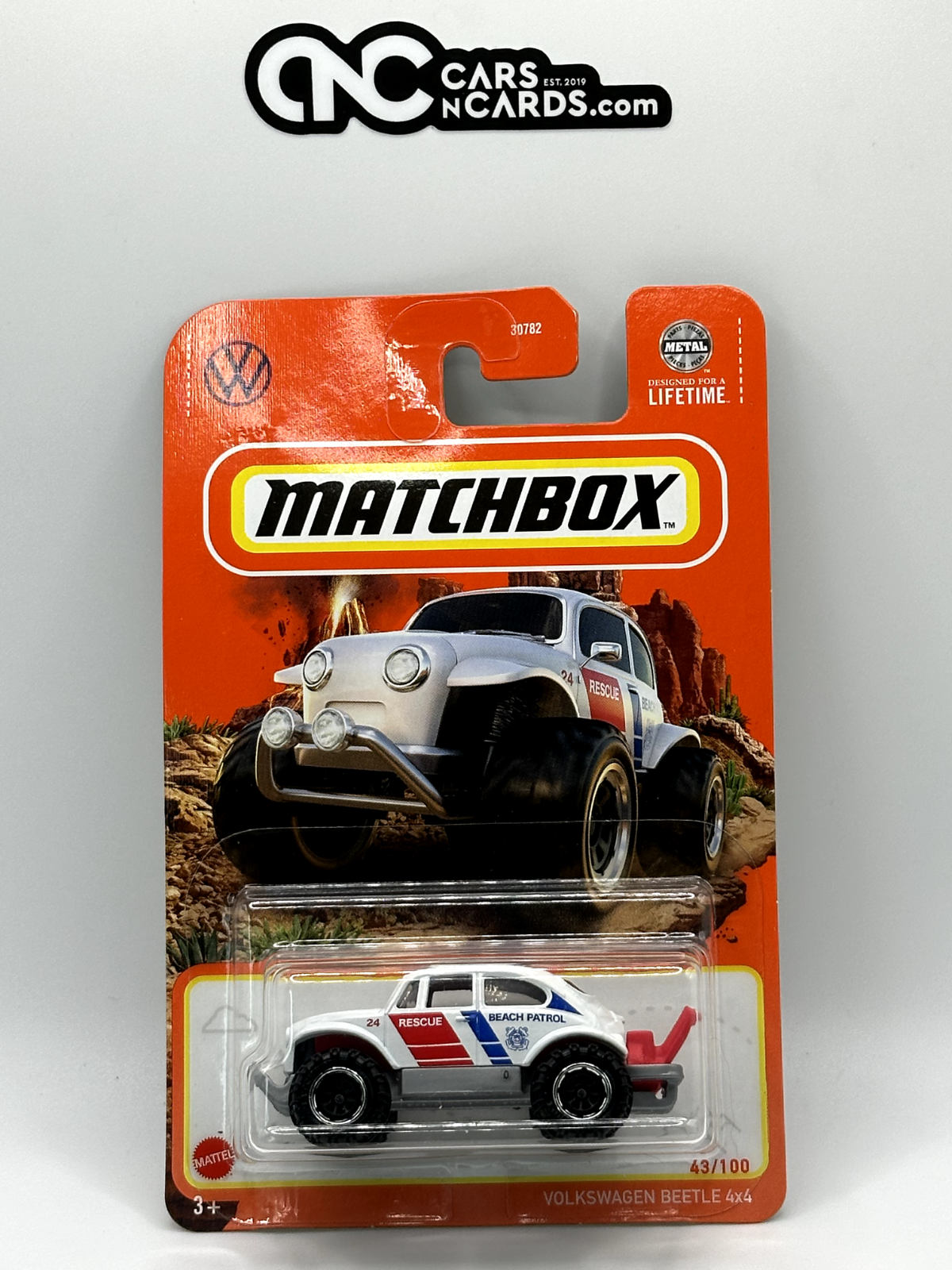 2024 Matchbox Volkswagen Beetle 4X4 Beach Patrol 43/100 NIP
