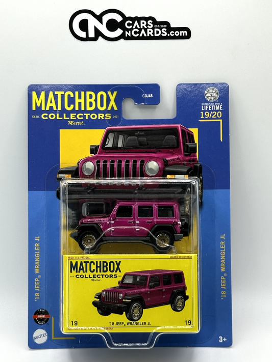 2024 Matchbox Collectors '18 Jeep Wrangler JL 19/20