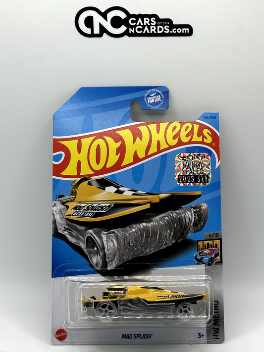 2023 Hot Wheels RLC Factory Sealed HW Metro 6/10 Mad Splash Yellow