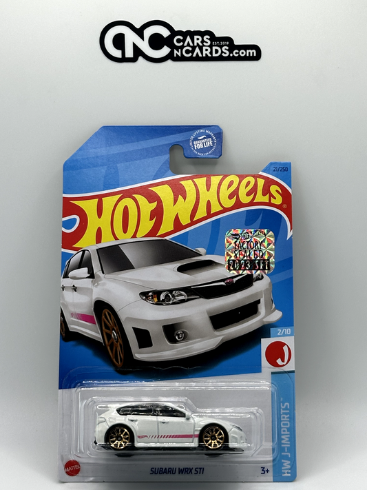 2023 Hot Wheels RLC Factory Sealed HW J-Imports Subaru WRX STI White Soft Corner