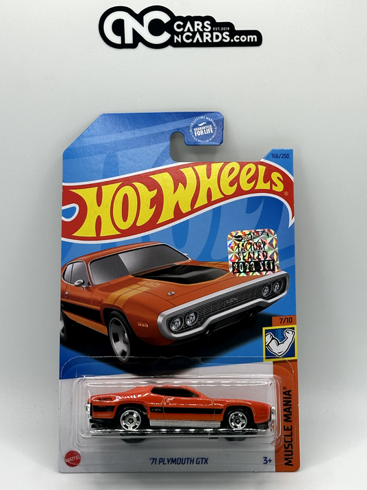 2023 Hot Wheels RLC Factory Sealed Muscle Mania 7/10 '71 Plymouth GTX Orange
