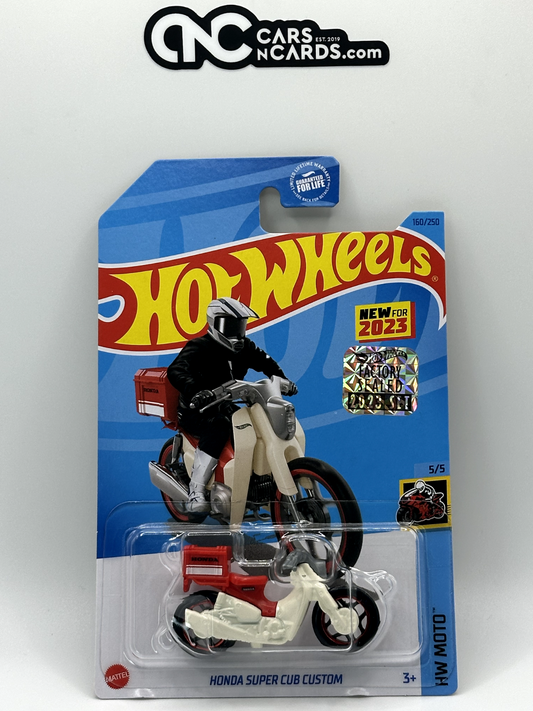2023 Hot Wheels RLC Factory Sealed HW Moto 5/5 Honda Super Cub Custom Red