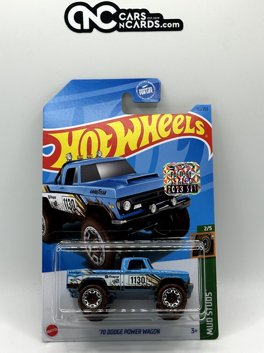 2023 Hot Wheels RLC Factory Sealed Mud Studs 2/5 '70 Dodge Power Wagon Blue