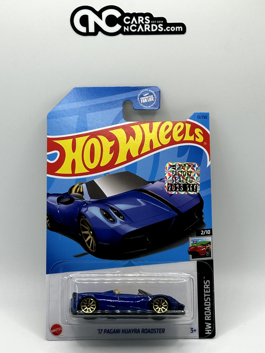 2023 Hot Wheels RLC Factory Sealed HW Roadsters '17 Pagani Huayra Roadster Blue