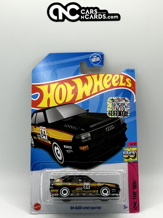 2023 Hot Wheels RLC Factory Sealed HW: The '80s '84 Audi Sport Quattro Black