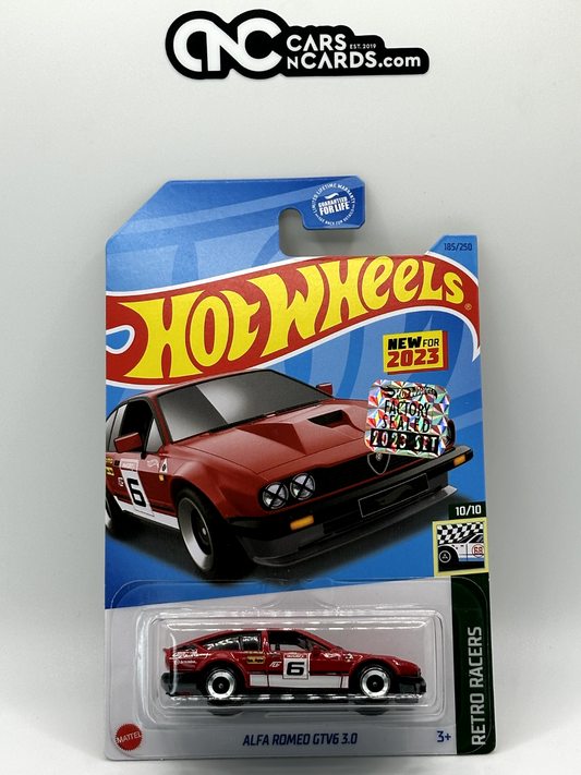2023 Hot Wheels RLC Factory Sealed Retro Racer 10/10 Alfa Romeo GTV6 3.0 Red