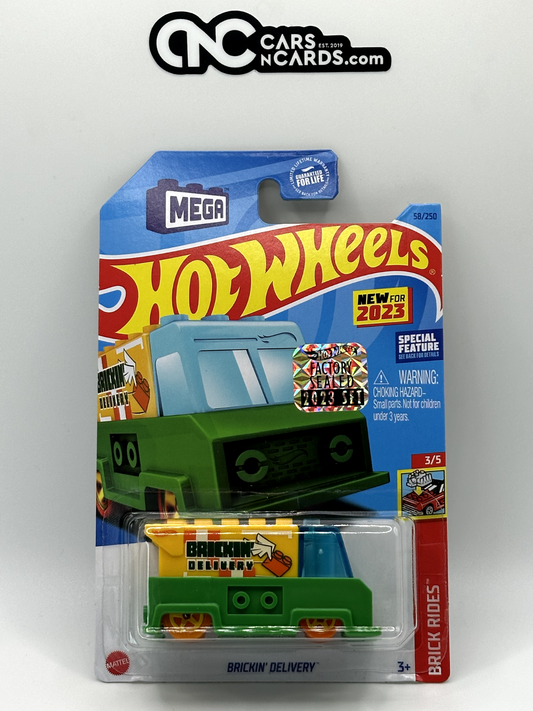 2023 Hot Wheels RLC Factory Sealed Brick Rides 3/5 Brickin' Delivery Green