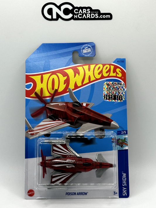2023 Hot Wheels RLC Factory Sealed Sky Show 2/5 Poison Arrow Red
