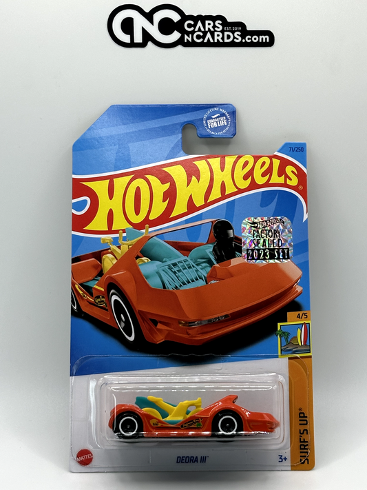 2023 Hot Wheels RLC Factory Sealed Surf's Up 4/5 Deora III Orange