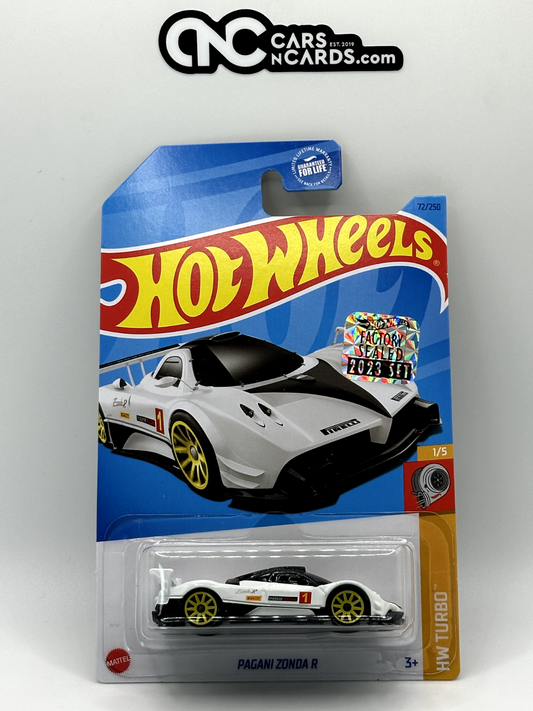 2023 Hot Wheels RLC Factory Sealed HW Turbo 1/5 Pagani Zonda R White