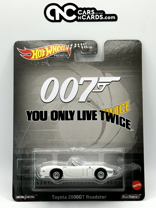 2023 Hot Wheels Premium Retro Ent 007 Toyota 2000GT Roadster (Cracked Blister)