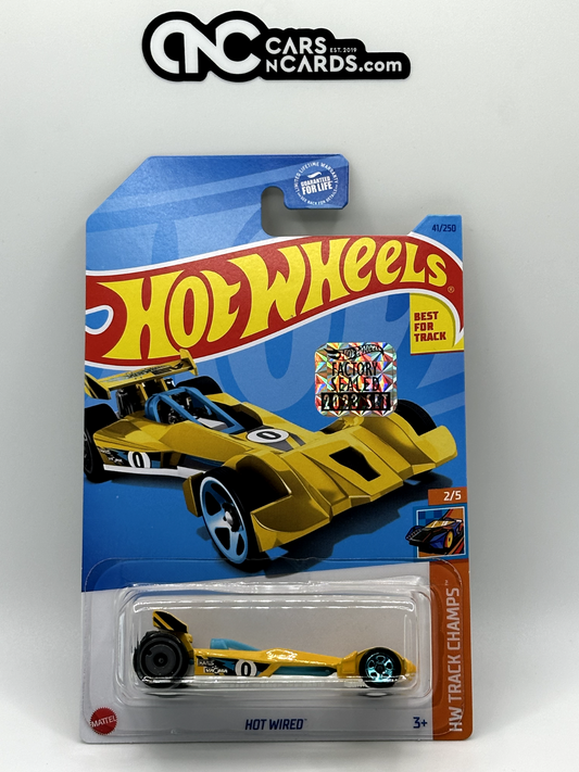 2023 Hot Wheels RLC Factory Sealed HW Track Champs 2/5 Hot Wired Yellow