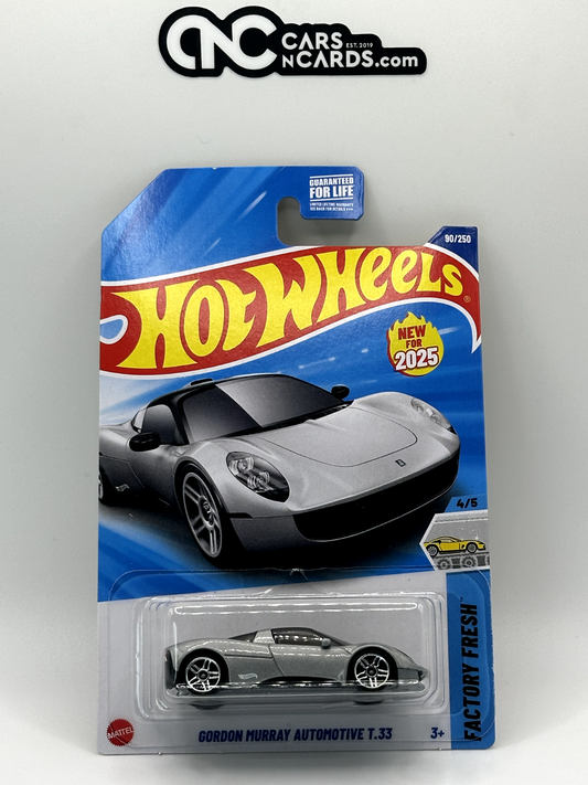 2025 Hot Wheels Factory Fresh 4/5 Gordon Murray Automotive T.33 Silver