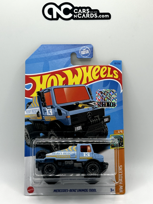 2023 Hot Wheels RLC Factory Sealed HW Haulers 4/5 Mercedes-Benz Unimog 1300L