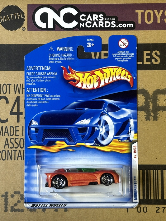 2001 Hot Wheels First Editions Monoposto 19/36 International Card NIP
