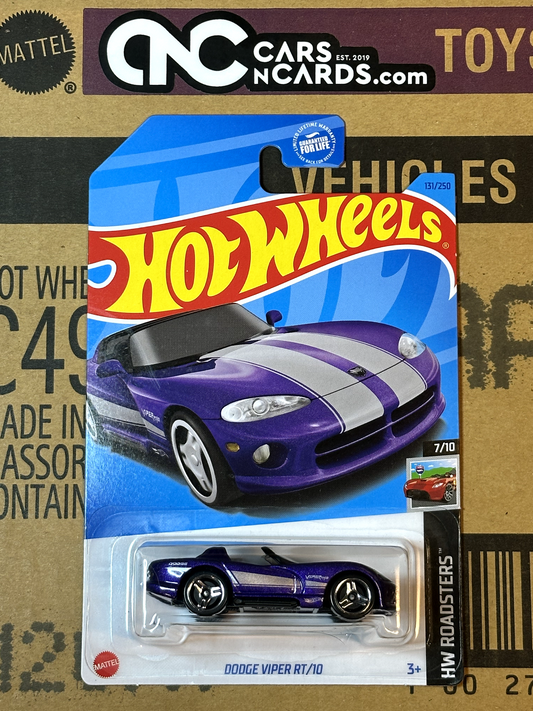 2023 Hot Wheels HW Roadsters 7/10 Dodge Viper RT/10 Purple