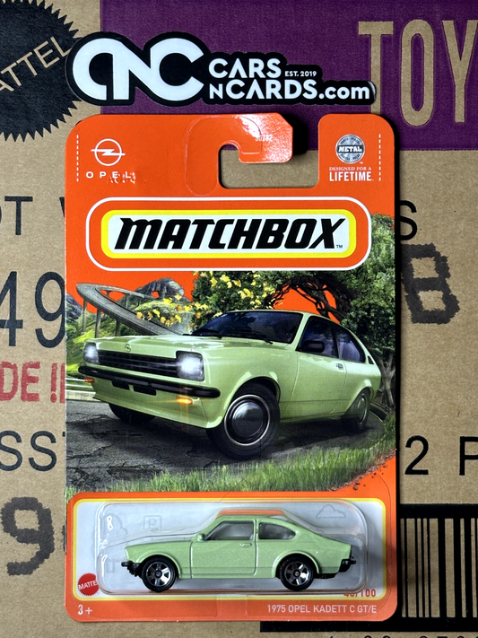 2024 Matchbox Opel Kadett C GT/E Green 40/100