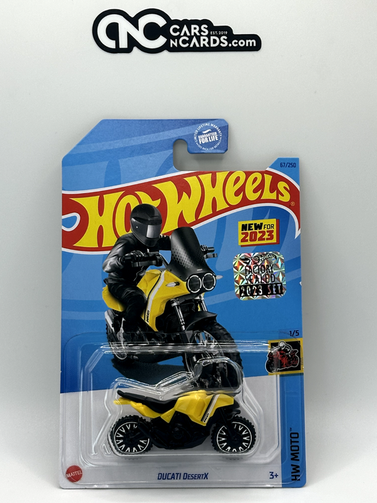 2023 Hot Wheels RLC Factory Sealed HW Moto 1/5 Ducati DesertX Yellow