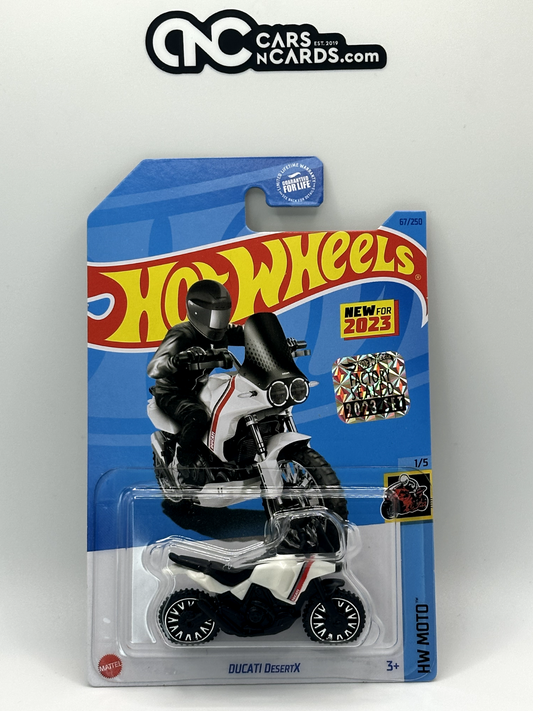 2023 Hot Wheels RLC Factory Sealed HW Moto 1/5 Ducati DesertX White