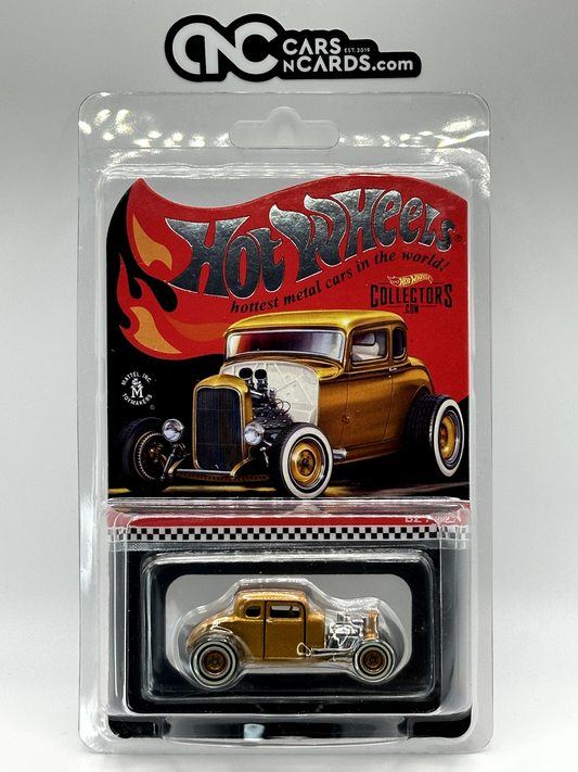 2021 Hot Wheels RLC '32 Ford Gold 7175/17500 With Protector