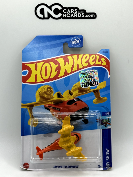 2023 Hot Wheels RLC Factory Sealed Sky Show Water Bomber Yellow (Card Damage)