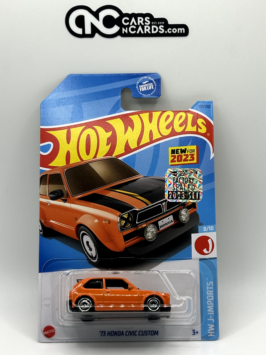 2023 Hot Wheels RLC Factory Sealed HW J-Imports '73 Honda Civic Custom Orange