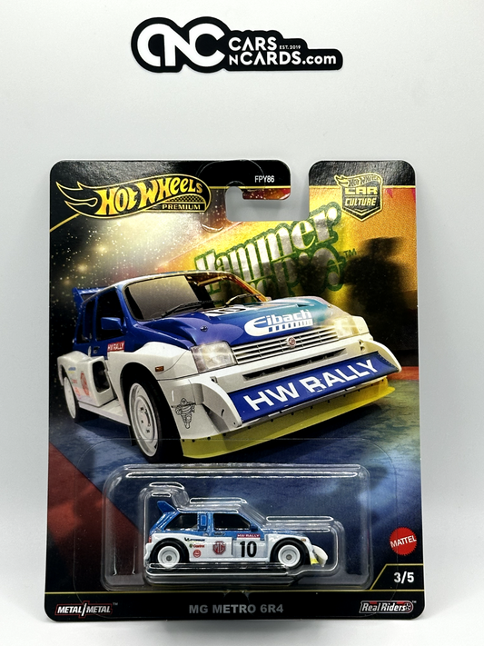 2025 Hot Wheels Premium Car Culture Hammer Drop 3/5 MG Metro 6R4 Eibach