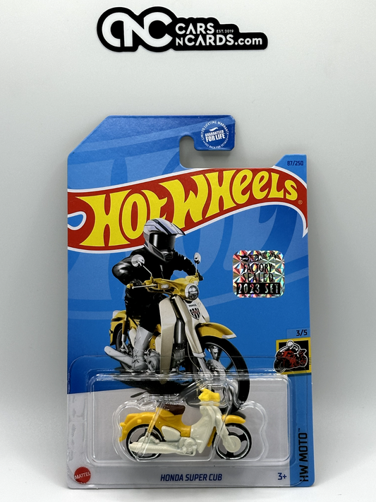 2023 Hot Wheels RLC Factory Sealed HW Moto 3/5 Honda Super Cub Yellow