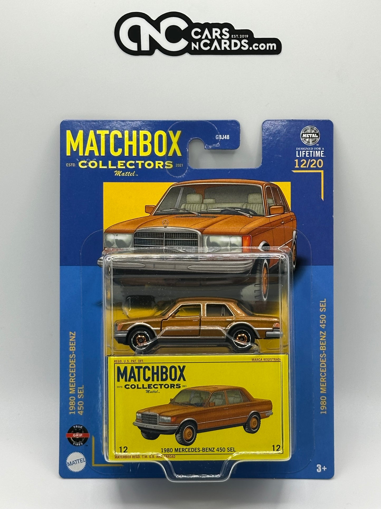 2024 Matchbox Collectors Series Real Riders 1980 Mercedes-Benz 450 SEL 12/20