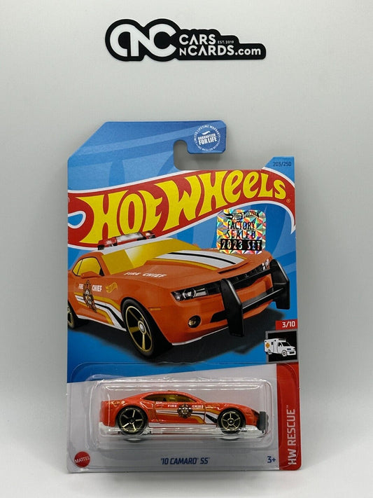 2023 Hot Wheels RLC Factory Sealed HW Rescue 3/10 '10 Camaro SS (Card Damage)