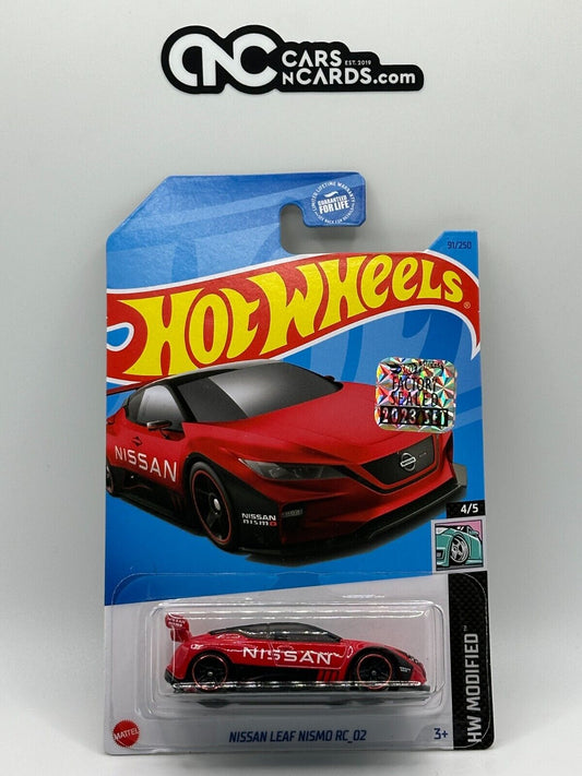 2023 Hot Wheels RLC Factory Sealed HW Modified 4/5 Nissan Leaf Nismo RC_02 Red