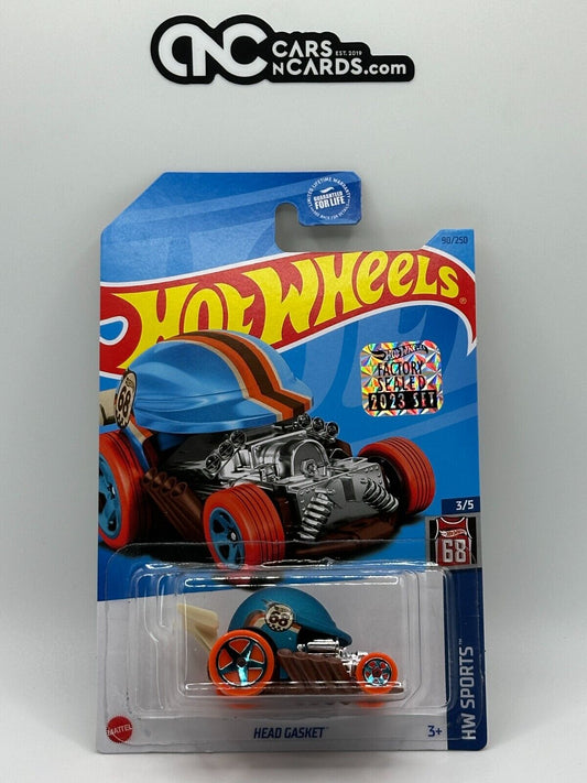 2023 Hot Wheels RLC Factory Sealed HW Sports 3/5 Head Gasket Blue
