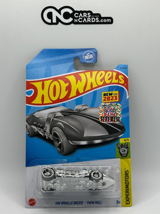 2023 Hot Wheels RLC Factory Sealed HW Braille Racer Twin Mill (Card Crease)