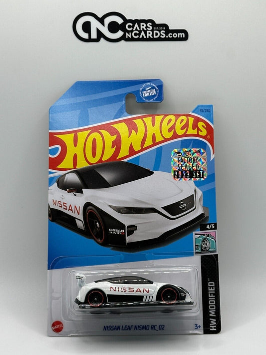 2023 Hot Wheels RLC Factory Sealed HW Modified 4/5 Nissan Leaf Nismo RC_02 White