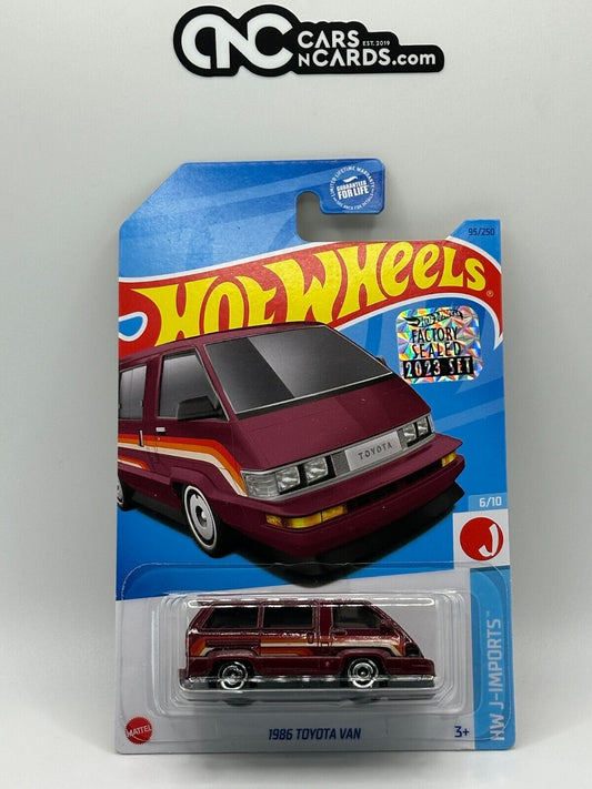2023 Hot Wheels RLC Factory Sealed HW J-Imports 6/10 1986 Toyota Van Red